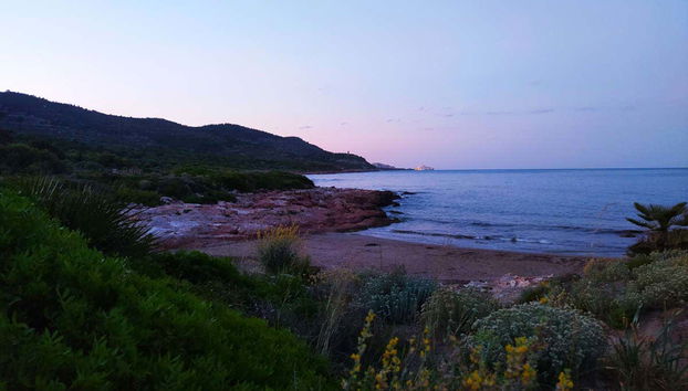 Atardecer en la Sierra de Irta