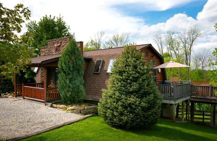 Romantic Forest Cabin with Amazing Private Deck and Spa in Ohio - Foto 12