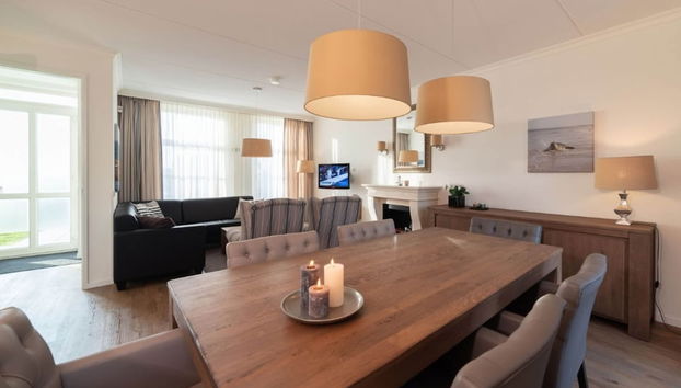 Holiday Home With Whirlpool Quiet Area in Zeeland - Foto 3, Sala de estar