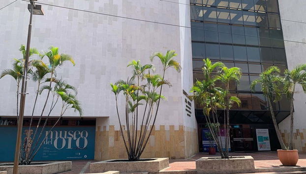 Facciata del Museo dell'Oro di Cali