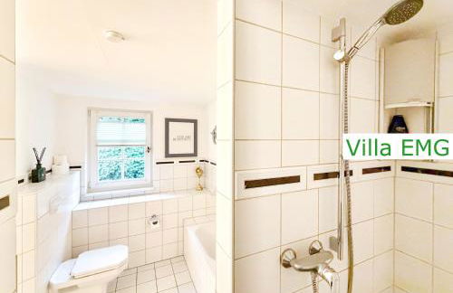 Villa EMG Ferienhaus in Alleinlage mit Privatsee Jacuzzi und Sauna für bis zu 22 Personen bei Osnabrück - Foto 45