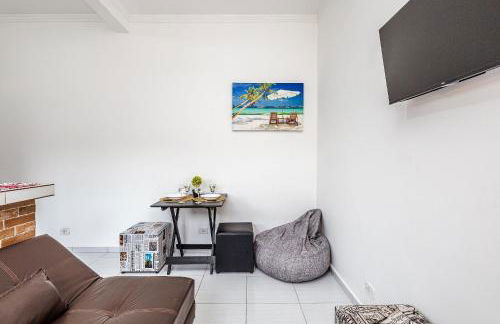 Casa confortável para Famílias e Grupos com Ar-condicionado em Praia Grande - Foto 12