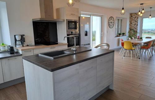 Holiday home 10 pers , panoramic sea view, Cléder - Foto 16