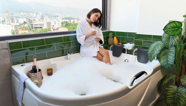 Jacuzzi Retreat Cozy Aparta-suite Rosa Negra - Foto 5, Plano
