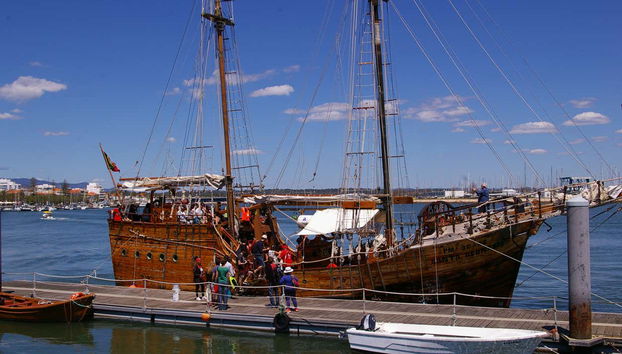 Subindo no barco pirata