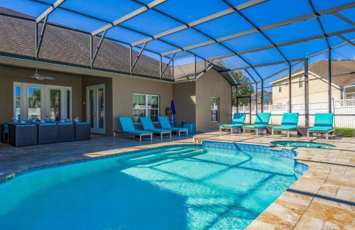 Luxury Mansion Pool Hot Tub Theater Outdoor Kitchen BBQ GM RM 2 Miles Disney - Foto 62