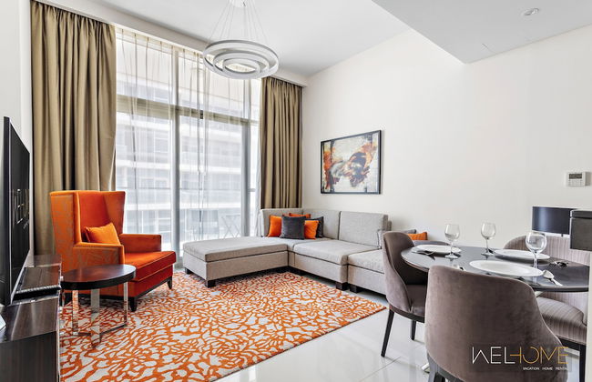 WelHome - Charming Breathtaking 1BR Apt. In Damac Hills - Photo 1