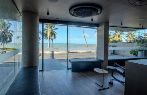 Viva hospedagens - Flat 009 beira mar com Varanda e piscina aquecida - Photo 43