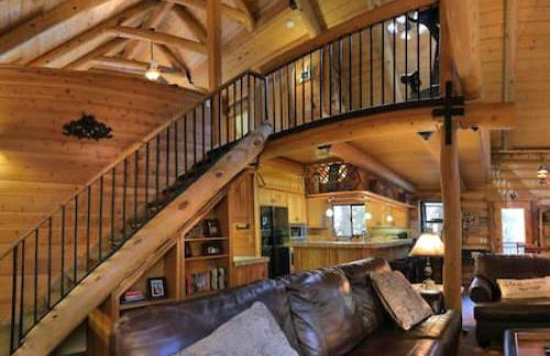 Eagles Nest - Natural Log Cabin with Guest House - Foto 9