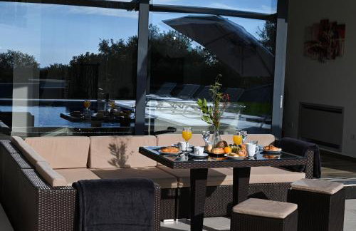 Villa EmMa Istria in Central Istria with sea view, pool heating and underfloor heating - Foto 5