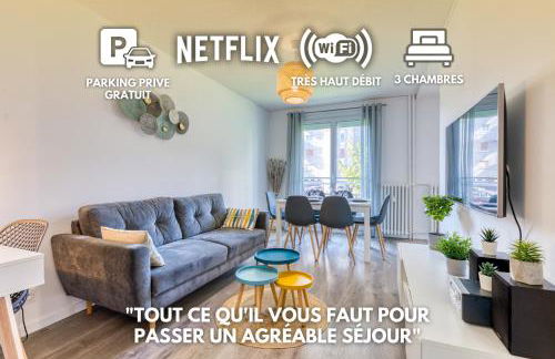 Appartement tout confort - Parking privé gratuit - Photo 1