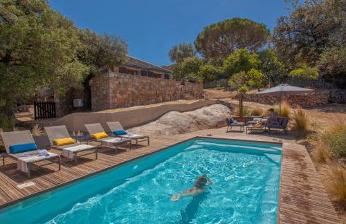 Villa bodri, maison en pierre avec vue mer et piscine chauffée - Foto 24
