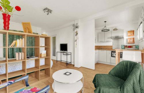 Studio BoHÈME, Parking, proche Aéroport, MEETT & Airbus - Foto 8