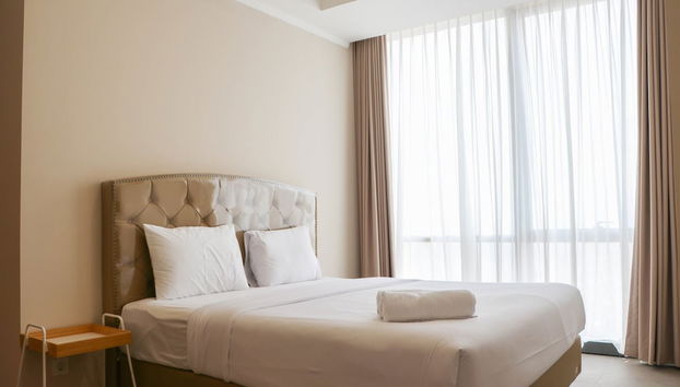 Comfortable And Homey 2Br Menara Jakarta Kemayoran Apartment - Foto 4, Habitación
