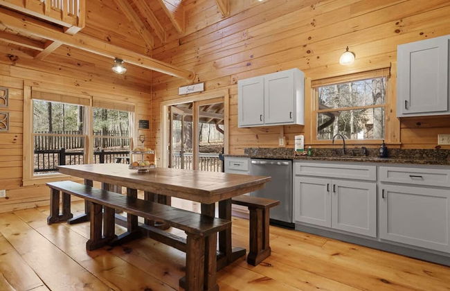 Spacious Luxury Lake Blue Ridge Forest Cabin an spa - Foto 7