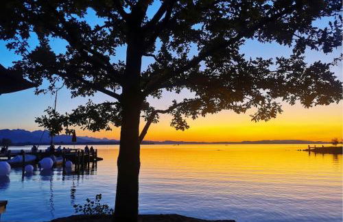 Ferienwohnung mit Garten und Bergblick - Foto 6