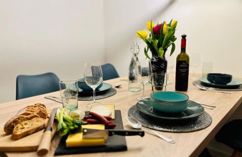 MyBLEISURE Premium Apartment mit Küche und Netflix nahe Heidelberg I SAP, MLP, Unternehmen im Rhein-Neckar-Kreis - Foto 42