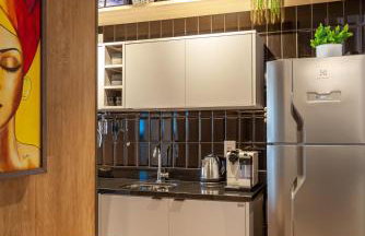 Studio Moderno com Piscina e Academia completa na Cobertura excelente espaço de Coworking Próximo ao Aeroporto de Congonhas e SP Expo - Foto 17