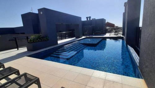 Studio 105 Maravilhoso Frente Mar Piscina Aquecida - Foto 1, sunbed