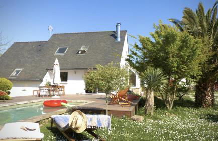 Kercolette, maison avec piscine non chauffée proche des plages - Foto 1