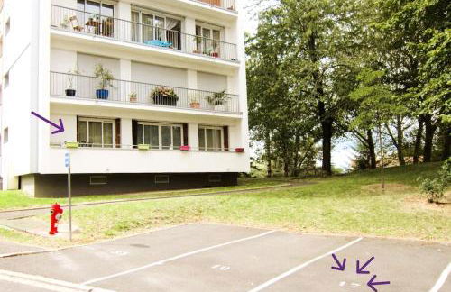 Chez Fiatope - Appartement Calme avec balcon & Parking, proche T6 - Foto 18