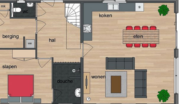 Holiday Home in De Koog Near Forest - Foto 4, Servicio de la habitación