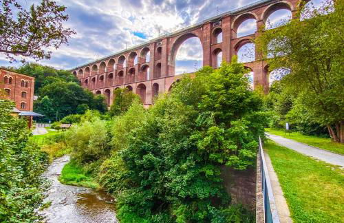 FeWo Zur Wasserburg mit Seeblick, großem Garten & Spielplatz an der Talsperre Pirk - Foto 46