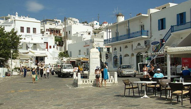 Private Tour: Mykonos Old Town Walking Tour - Photo 5, Manto Mavrogenous Square Mykonos