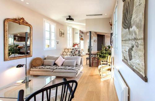 #9 Opera's Duplex panoramic Sea View Terrace & AC 1min to Beach - Foto 10