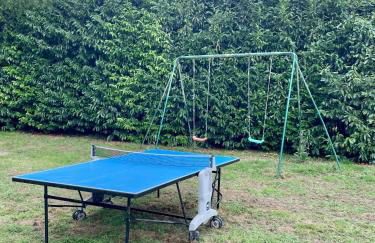 GITE 4 MN DE LA mer et cabourg, piscine, cheminée, table de ping pong, balançoire - Foto 10