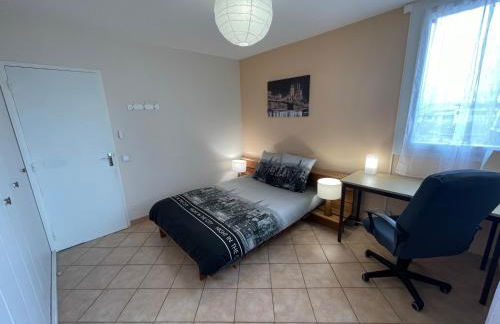 Chambre Privée en colocation dans un appartement Vaulx en Velin Centre - Foto 24