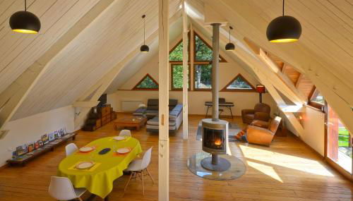 Le Loft Moderne et Chaleureux avec Vue Verdoyante - Foto 4