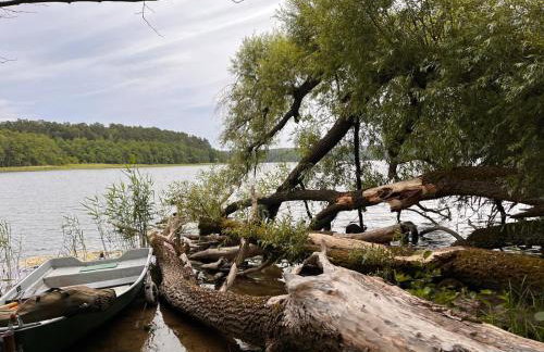 Leszczynowy domek nad jeziorem - Foto 4