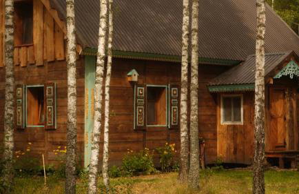 Biały Las Magiczna Stara Chata Puszcza Białowieska - Foto 5