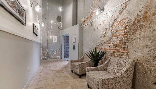 Zona de estar del vestíbulo