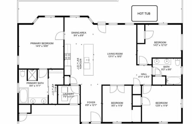 4 2 Firepit hot tub Scenic Views L2 EV Charger - Foto 10