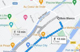 Bateau péniche Lille - Euratechnologie - Foto 15