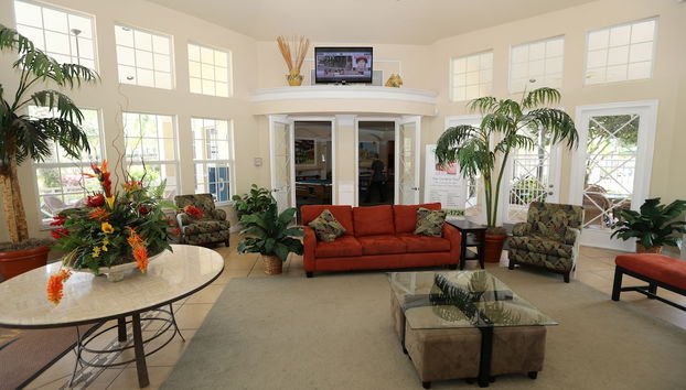 Zona de estar del vestíbulo