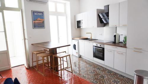 Bright and modern 3-bedroom apartment, 90m2 with Air condition, in Beziers - Foto 4