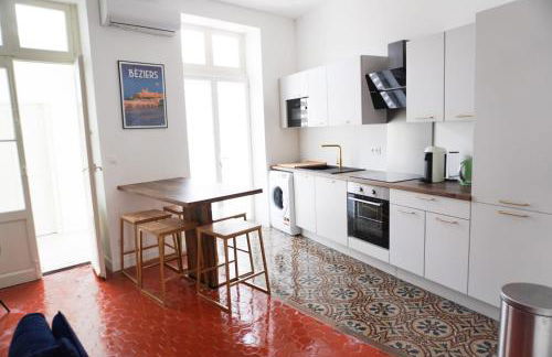 Bright and modern 3-bedroom apartment, 90m2 with Air condition, in Beziers - Foto 4