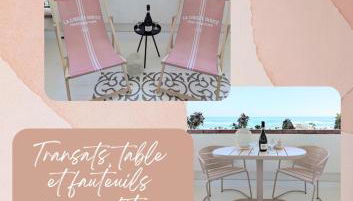 Studio Vue mer, Piscine, Wifi, Climatisation, Parking privé, Terrasse 1ère ligne - La Coulée Douce - Foto 2