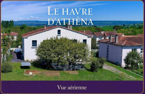LE HAVRE D'ATHENA - Grand appart, jardin privé, abri vélos & accès rapide A61 - Foto 49