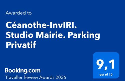 Céanothe-InvIRI. Studio Mairie. Parking Privatif - Foto 3