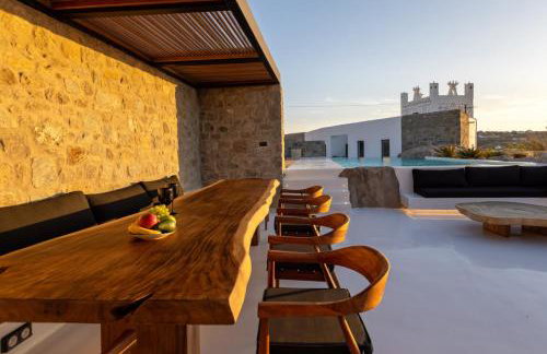 Mykonos Town Black Villa with Cave Heated Pool - Foto 55