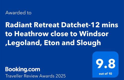 Radiant Retreat Datchet-12 mins to Heathrow close to Windsor ,Legoland, Eton and Slough - Foto 26