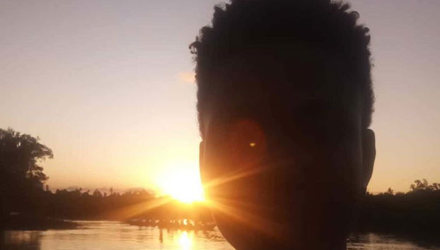 Contemplando il tramonto