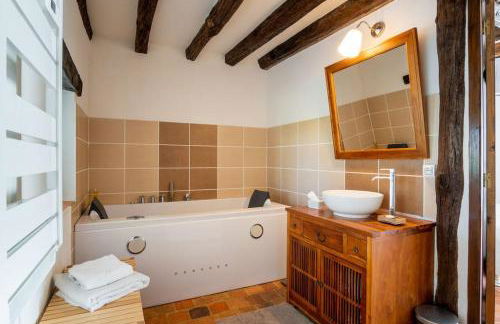 Magnifique longère du Perche avec vue panoramique et piscine pour 9 personnes - Foto 22