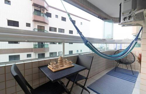 Onda76 Ap temporada Praia Grande Beira Mar churrasqueira carvão - Foto 9