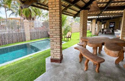 Casa pé-na-areia c/ piscina e serviço incluído em Japaratinga - Foto 41