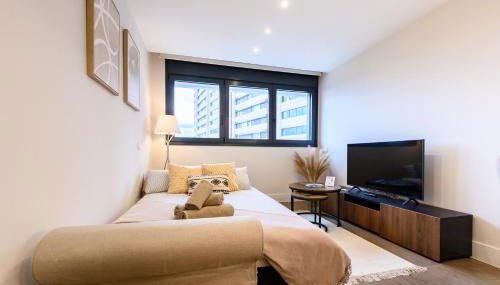 JES214B - Piso de lujo de 1 dormitorio con hermosas vistas a la ciudad - Alquiler temporal - Foto 5